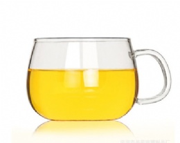 Glass handle cup 300ml