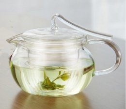 glass tea pot with filter